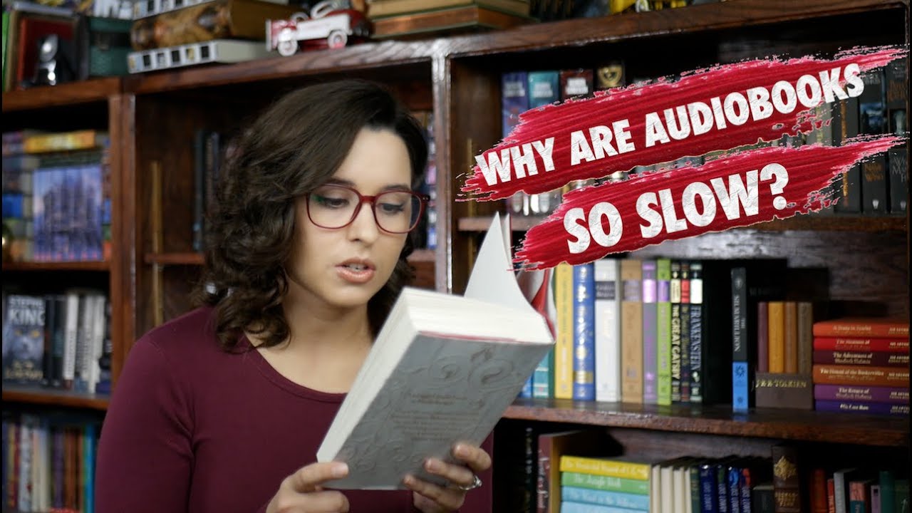 Why Do Audibook Narrators Talk SO SLOW? [CC]