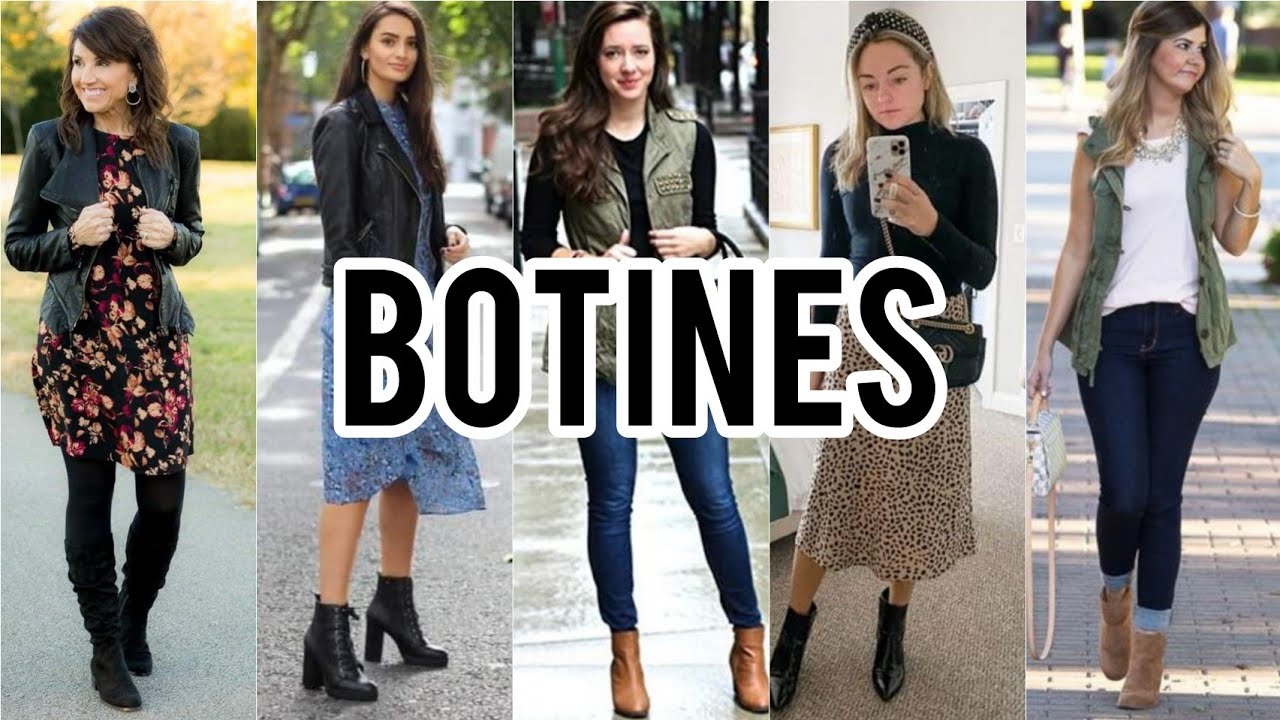 LOOKS PARA COMBINAR BOTINES 2024 / MODA CON BOTINES