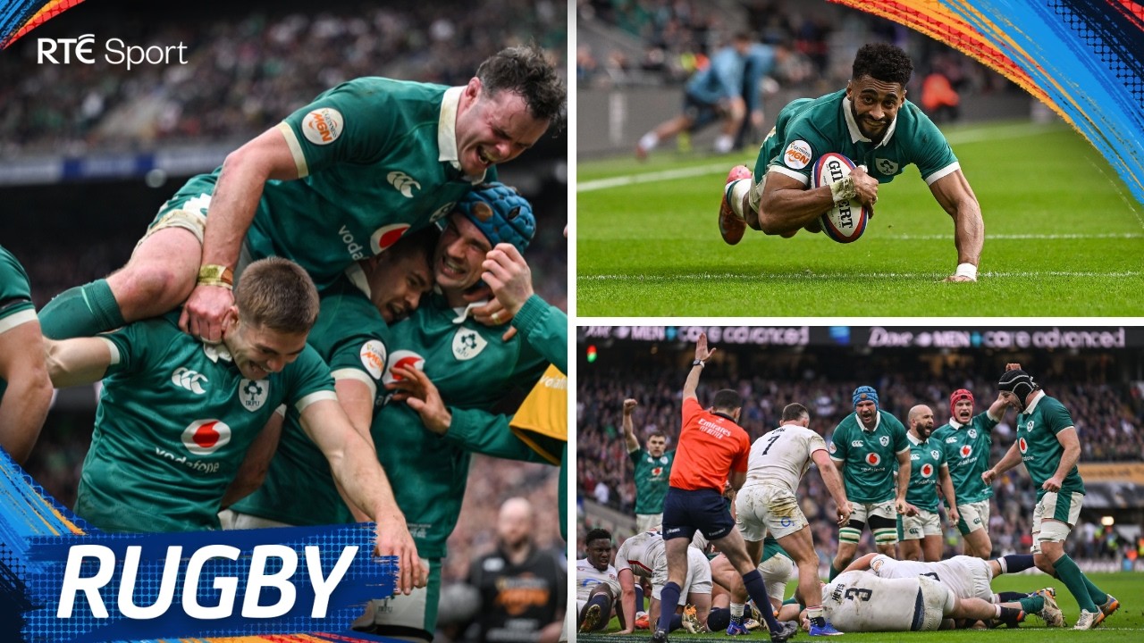 Ireland thrash England at Twickenham!┃ Full‑time scenes┃ Six Nations