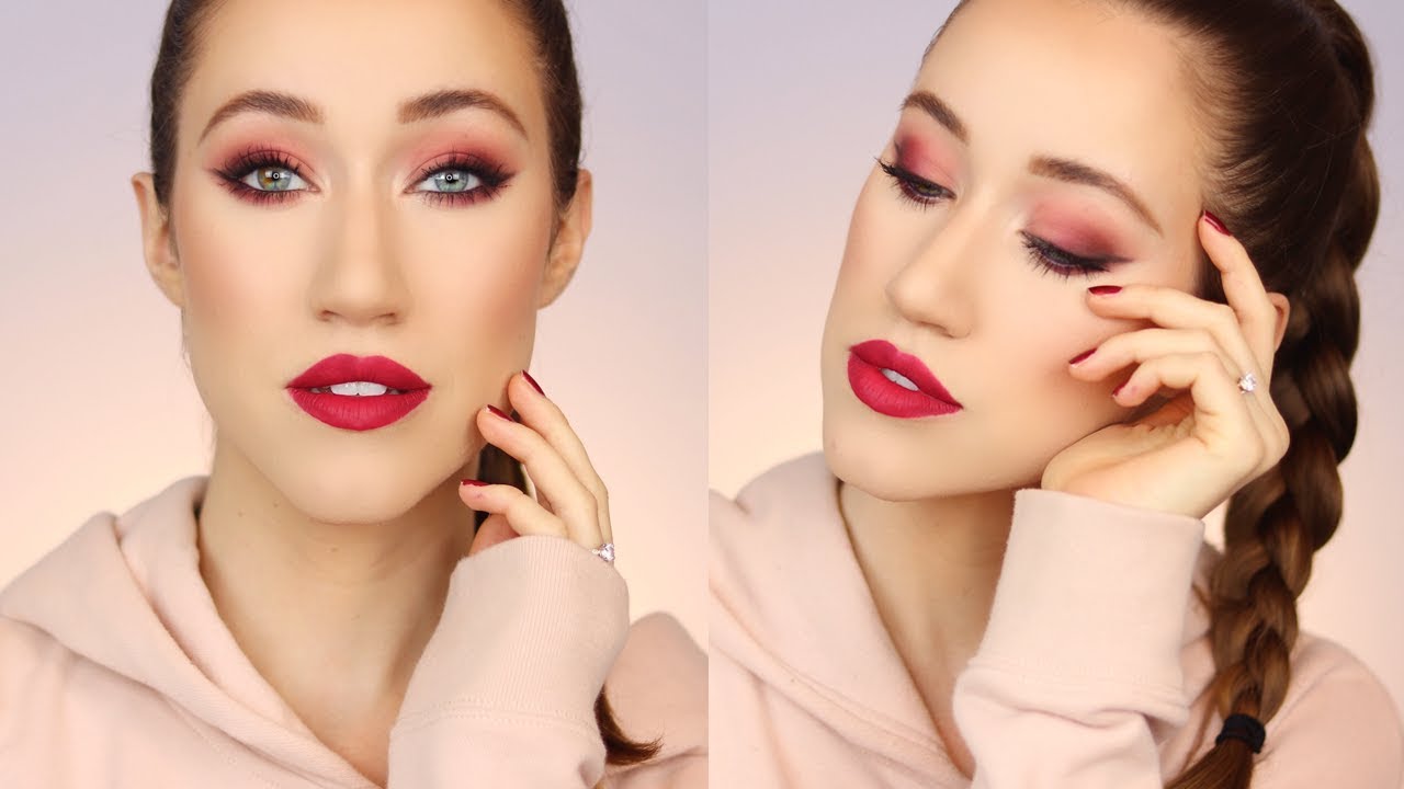 BOLD BERRY MATTE MAKEUP TUTORIAL | ALLIE GLINES