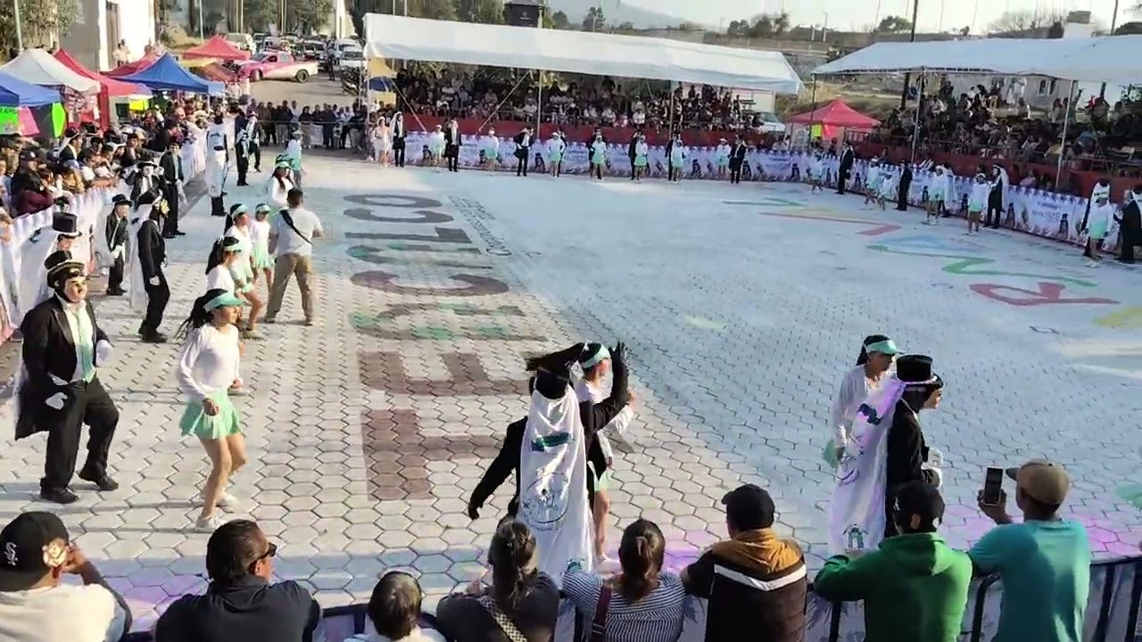 🎩🎷CAMADA SENSACION JUVENIL-PRESENTACION EN LA PLAZA DEL HUEHUE-CARNAVAL SAN JOSE TEACALCO 2026🎷🎩