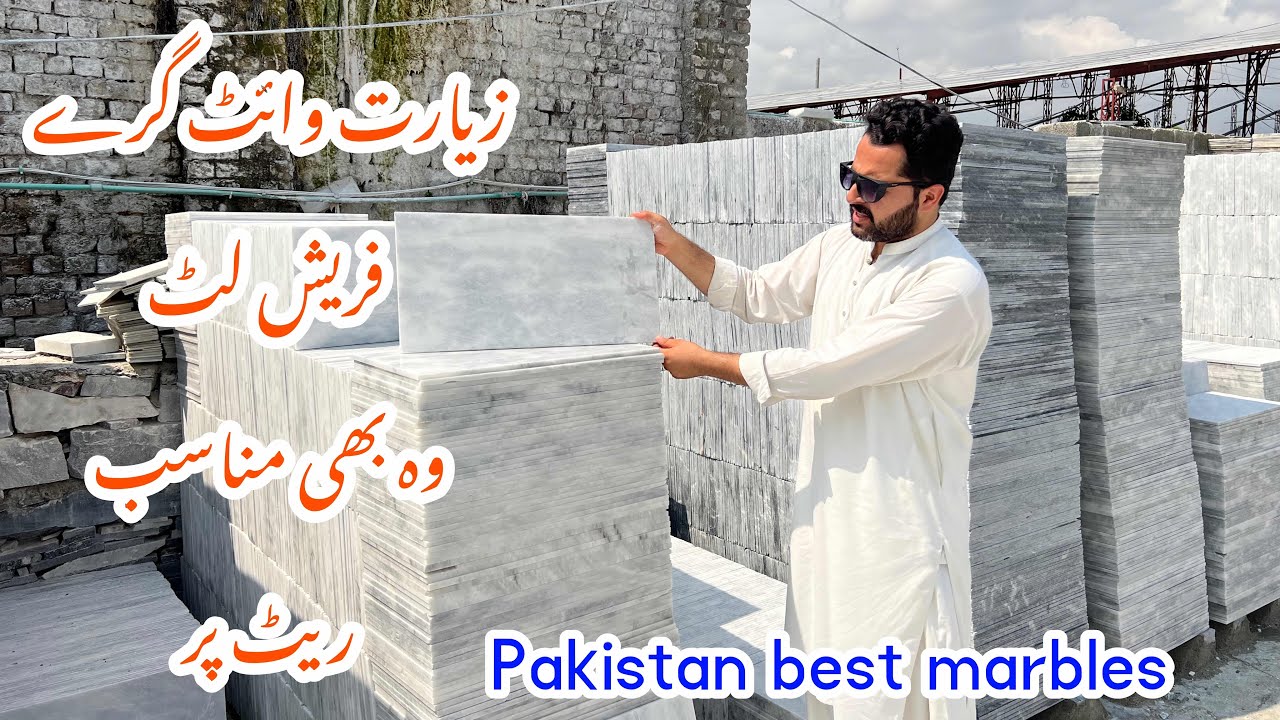 Ziarate white grey fresh lot available | white marble 