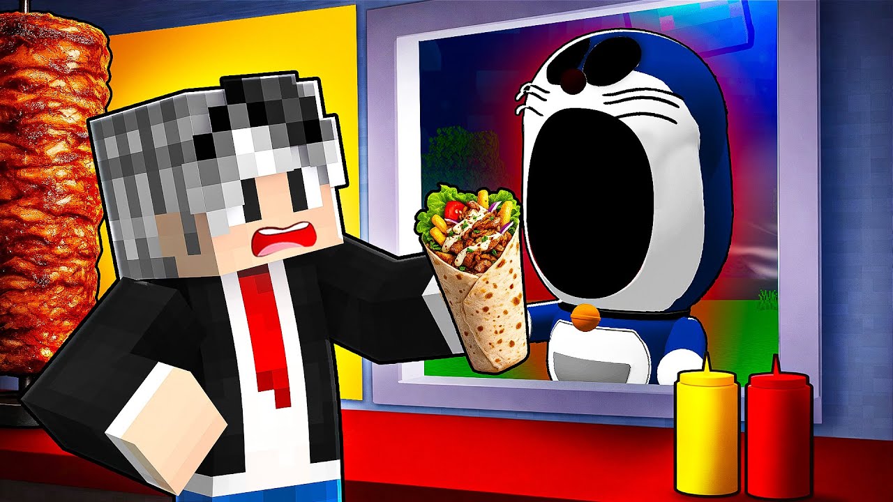 Gece 3'te Korkunç Dönerci Dükkanı Açtık - Minecraft