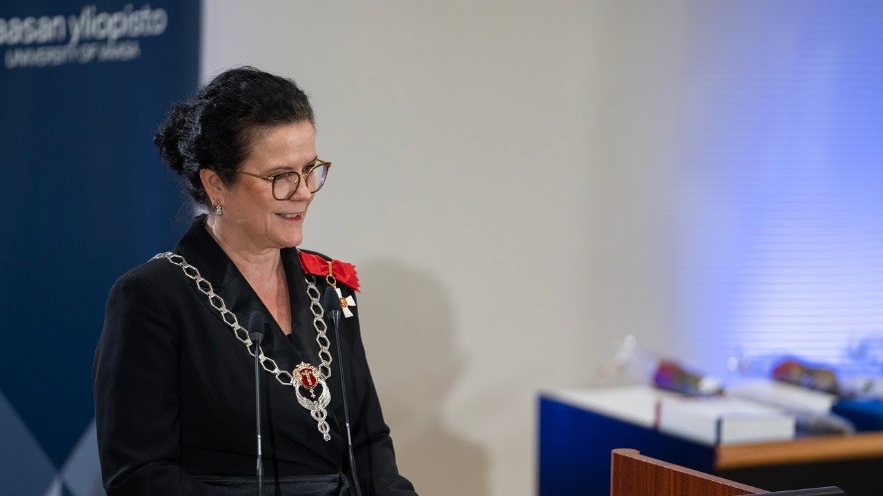 Rehtori Minna Martikainen - Vaasan yliopiston vuosipäivän juhla 27.1.2025