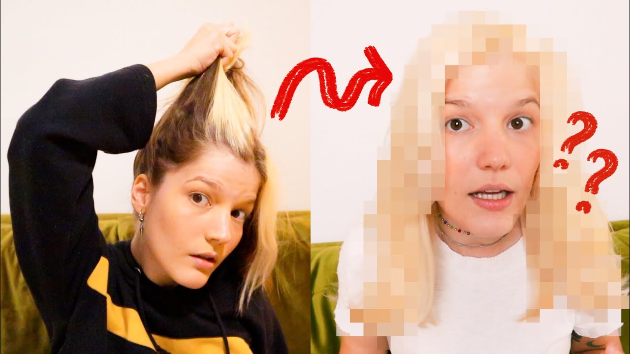 pintei meu cabelo de loiro pra começar o ano me achando