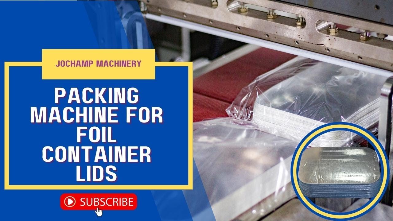 Fully Automatic Packing Machine For Aluminum Foil Container Lids Manufacturing Processing Production