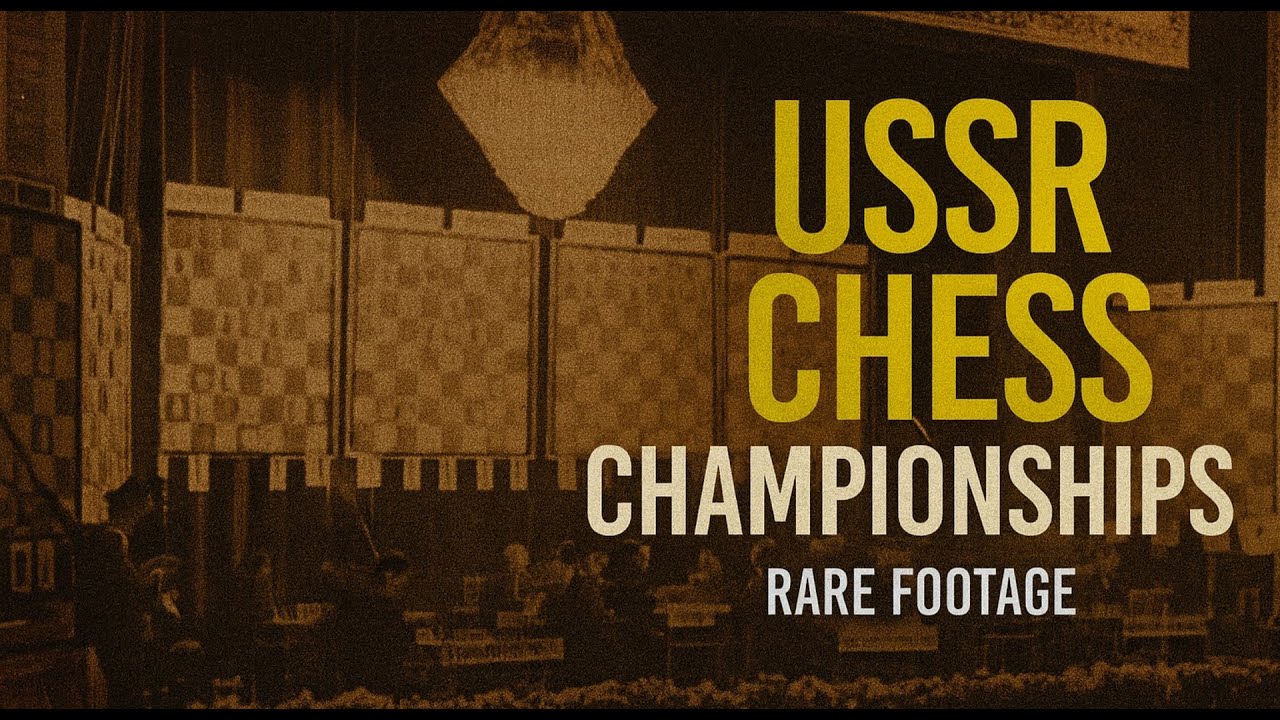 RARE USSR Chess Championships Video Footage from 1947 and 1950!