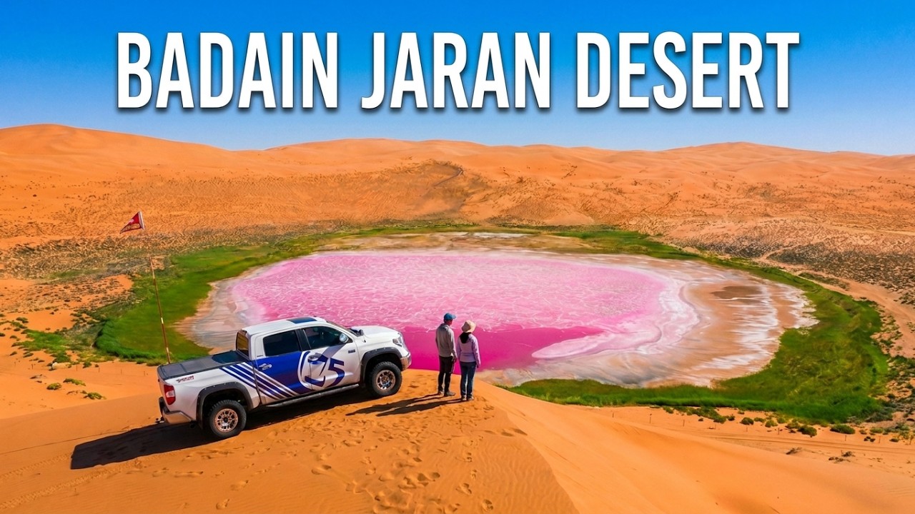 Badain Jaran Desert: The Most Beautiful Desert in China (4K Cinematic)