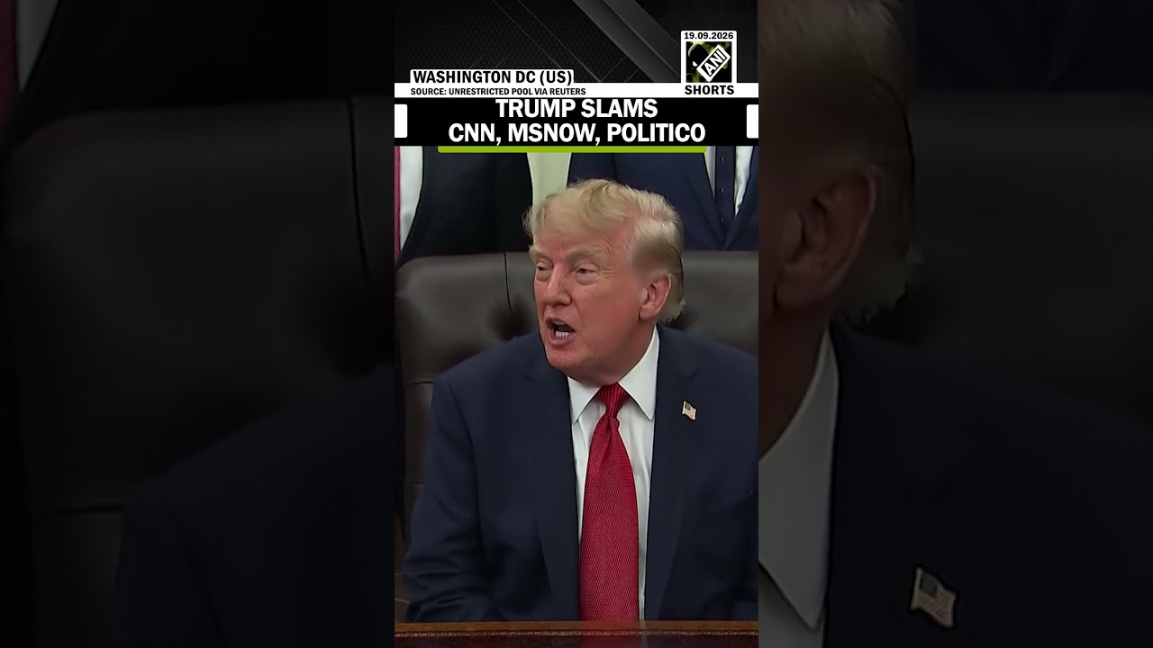 US President Donald Trump slams CNN, MSNOW, Politico after imposing ban in White House