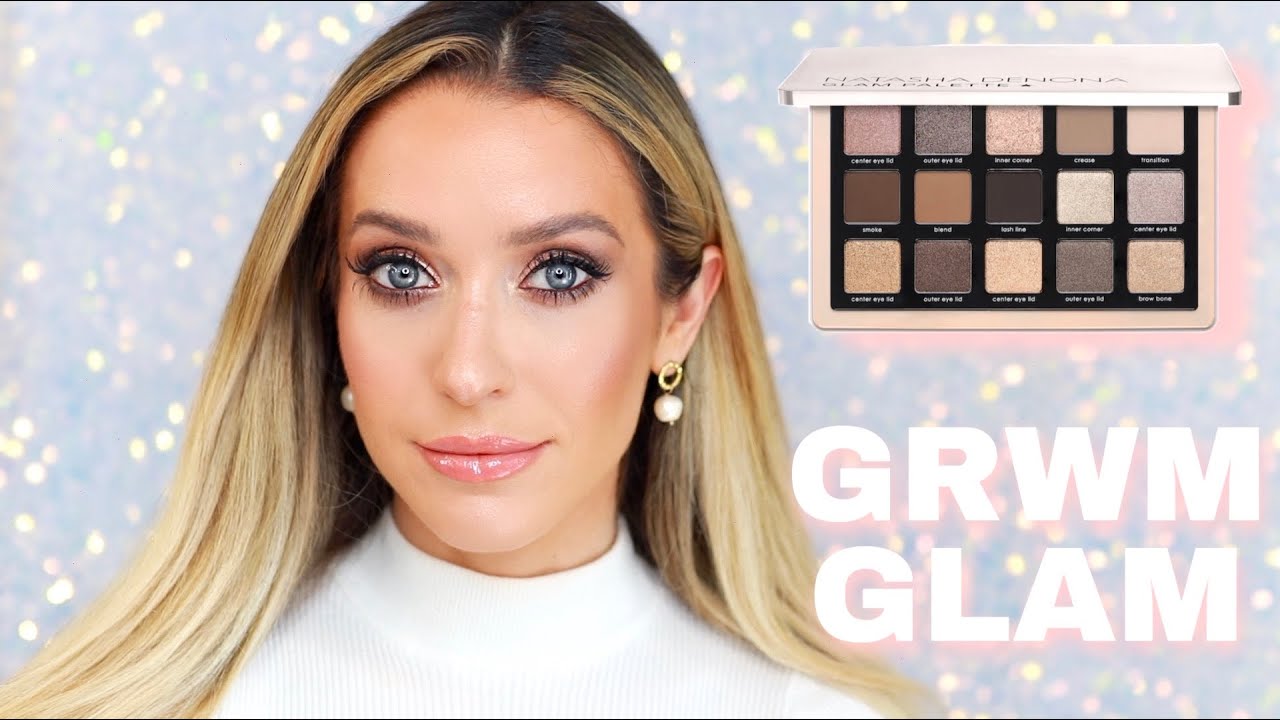 TESTING NEW MAKEUP 💄 NATASHA DENONA GLAM EYESHADOW PALETTE REVIEW