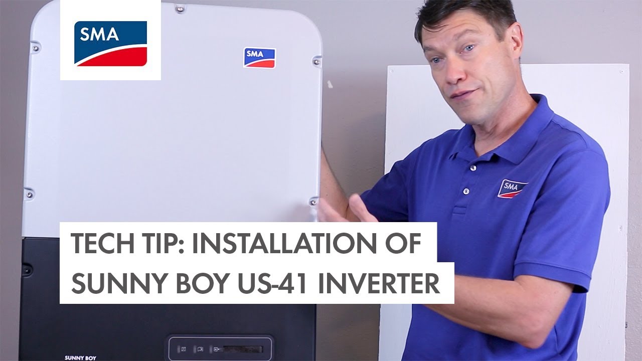 Установка инвертора Sunny Boy US-41