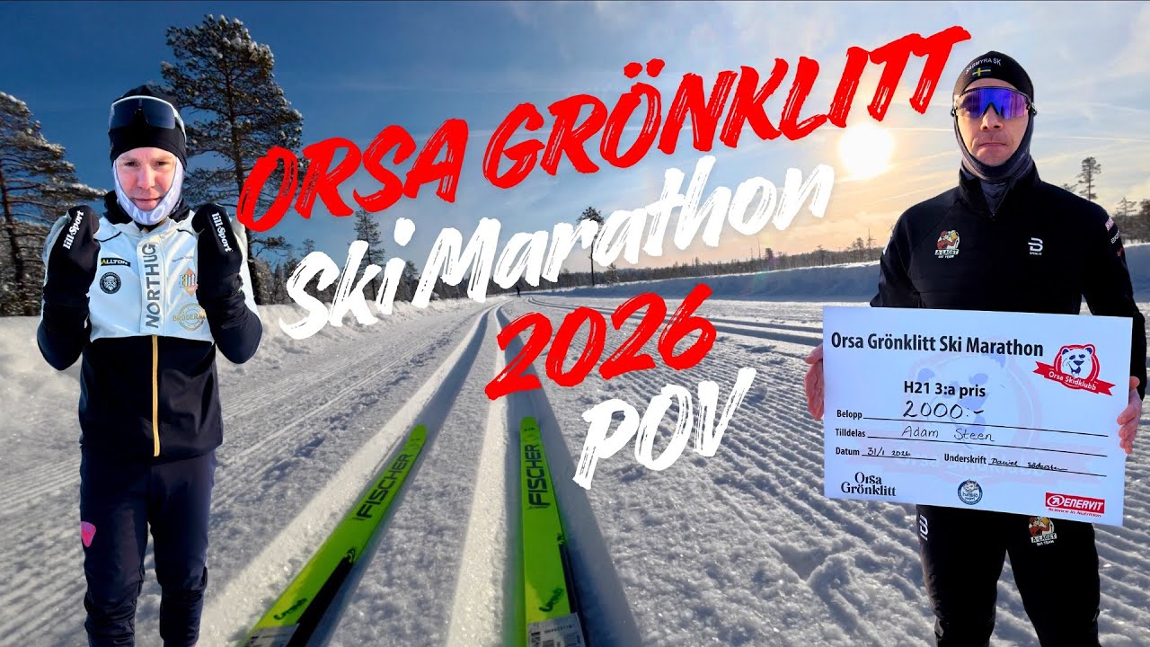 ORSA GRÖNKLITT SKI MARATHON POV 2026