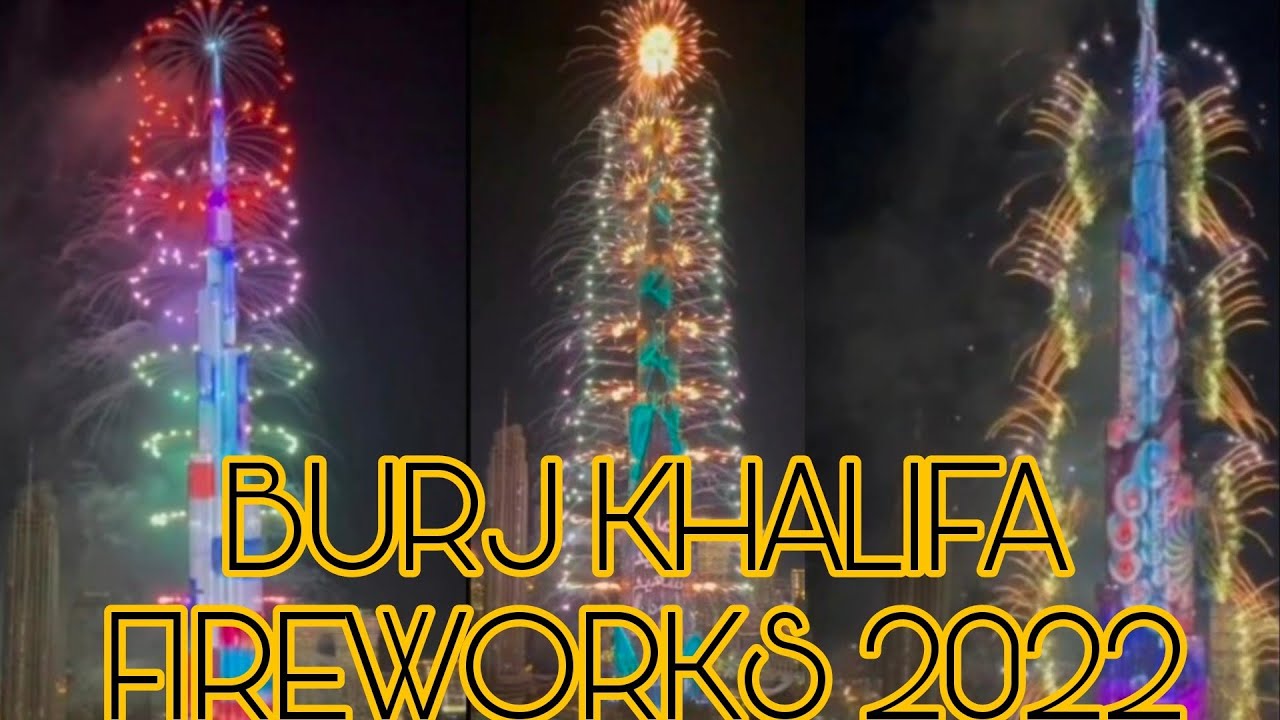 Burj Khalifa Fireworks 2022