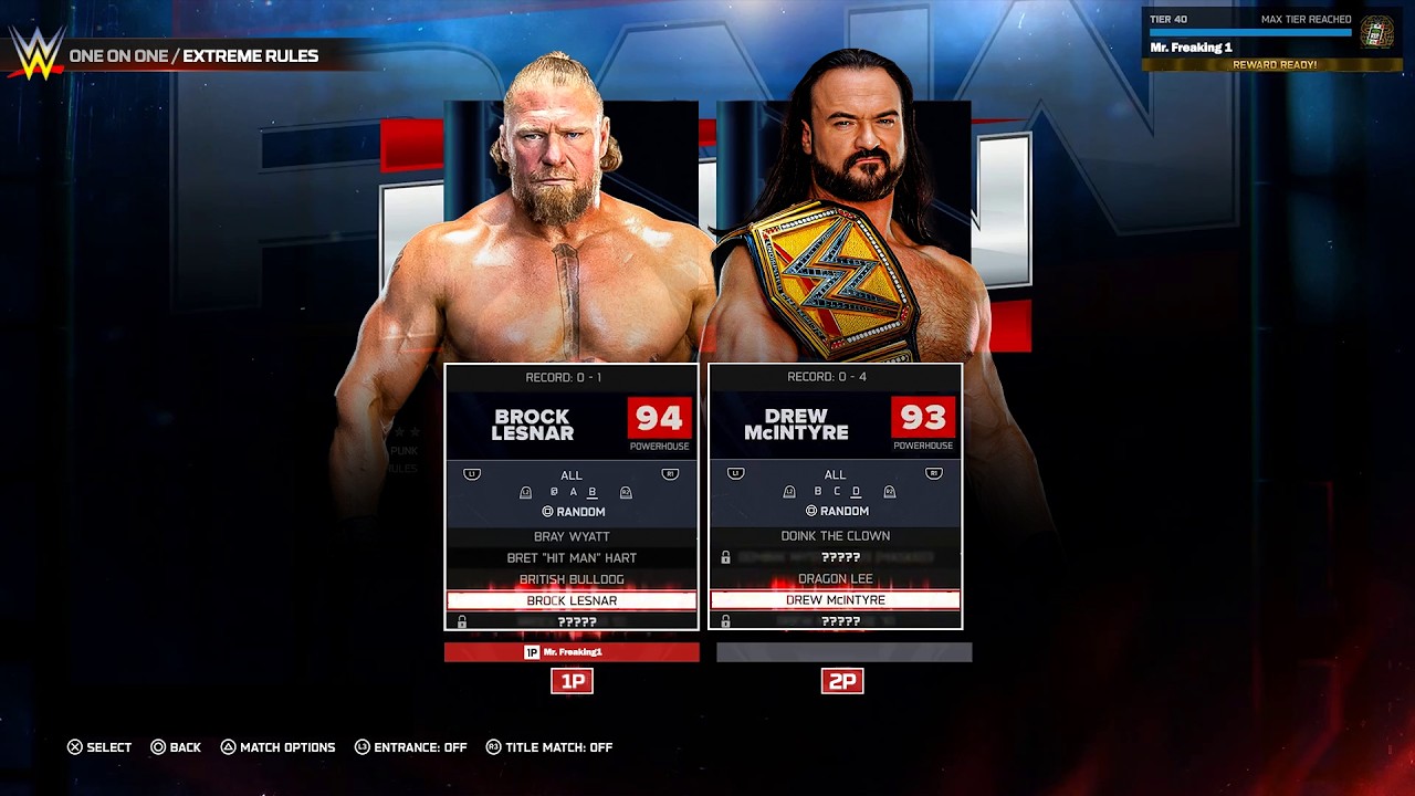 WWE 2K26: Full Roster Unlocked & Rating!