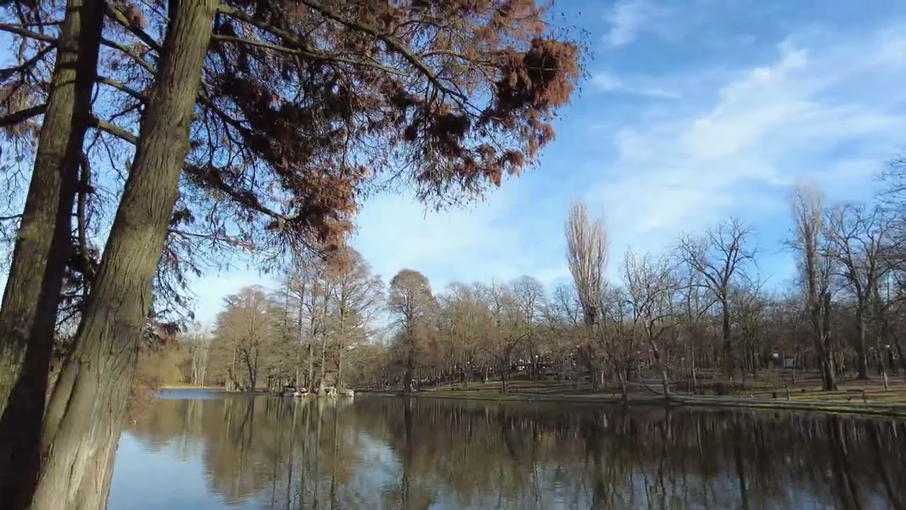 4K Plimbare in Parcul Nicolae Romanescu din Craiova | Romania Walking Tour