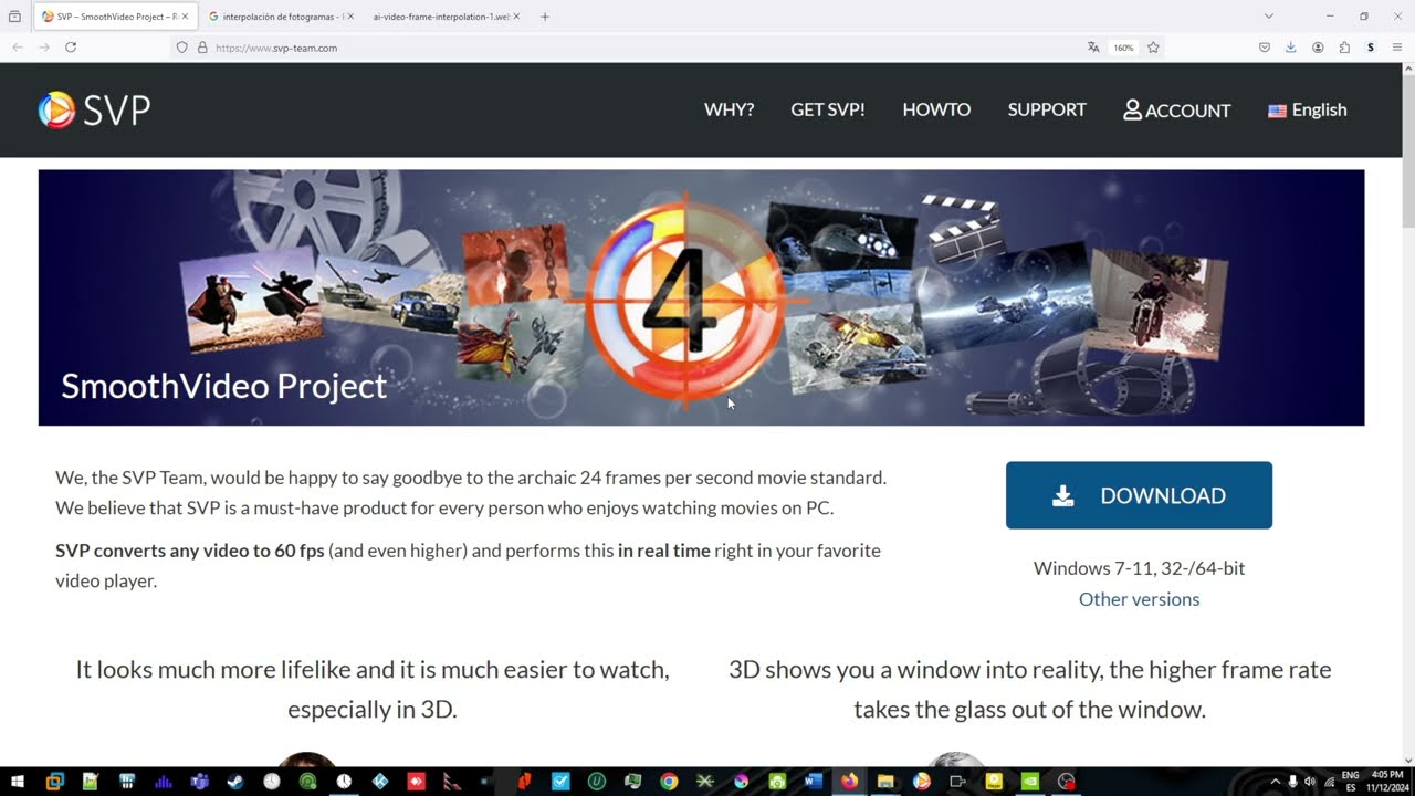 Mejora la fluidez de tus videos. #SVP #60FPS #SmoothVideo #VideosFluidos #AumentoDeFPS
