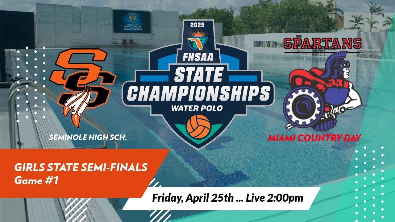 SEMINOLE (Seminoles) vs. MIA. COUNTRY DAY (Spartans) - States Semi-Finals Game1...04/25/2025