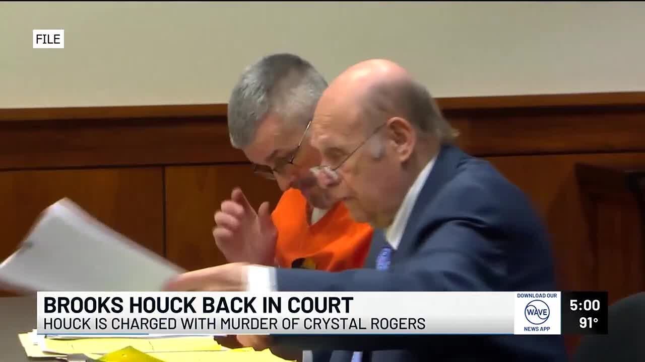 Brooks Houck back in court