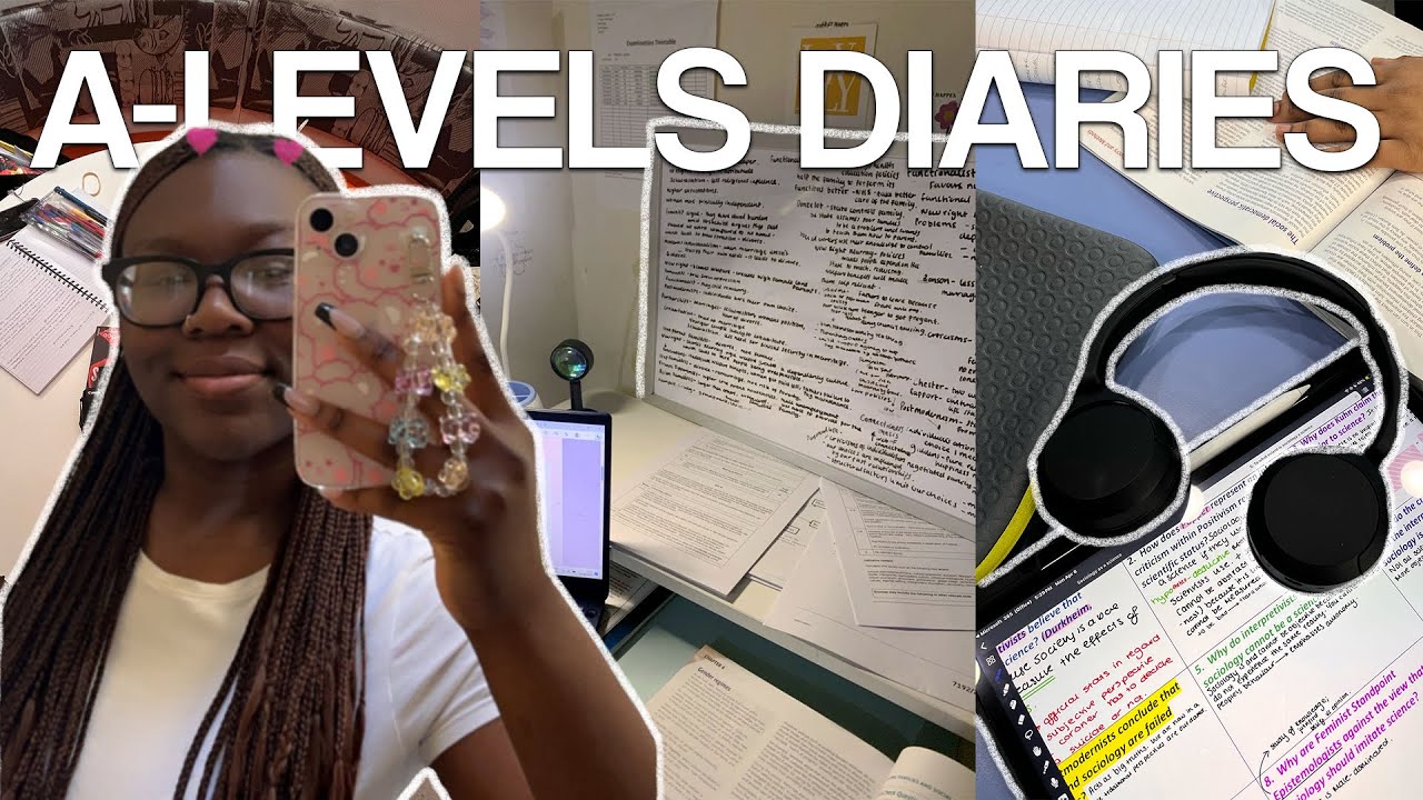 A-LEVEL DIARIES 🫧| doing exams, stressed and graduating college