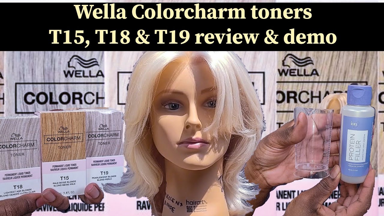Wella colorcharm liquid toners T15, T18 & T19 review and demo pt 2 of 4
