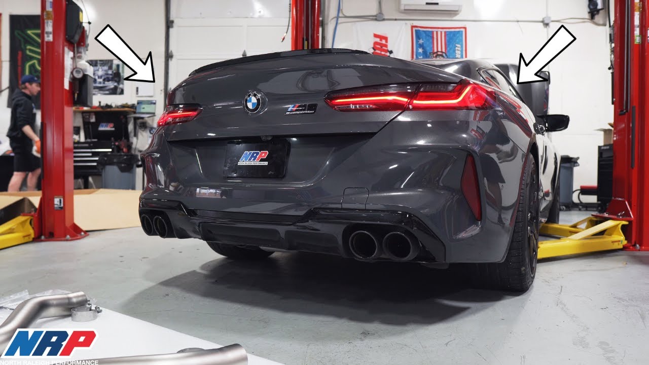 Установка впускного коллектора из карбона BMW F92 M8 EVENTURI!!! (сделай сам)
