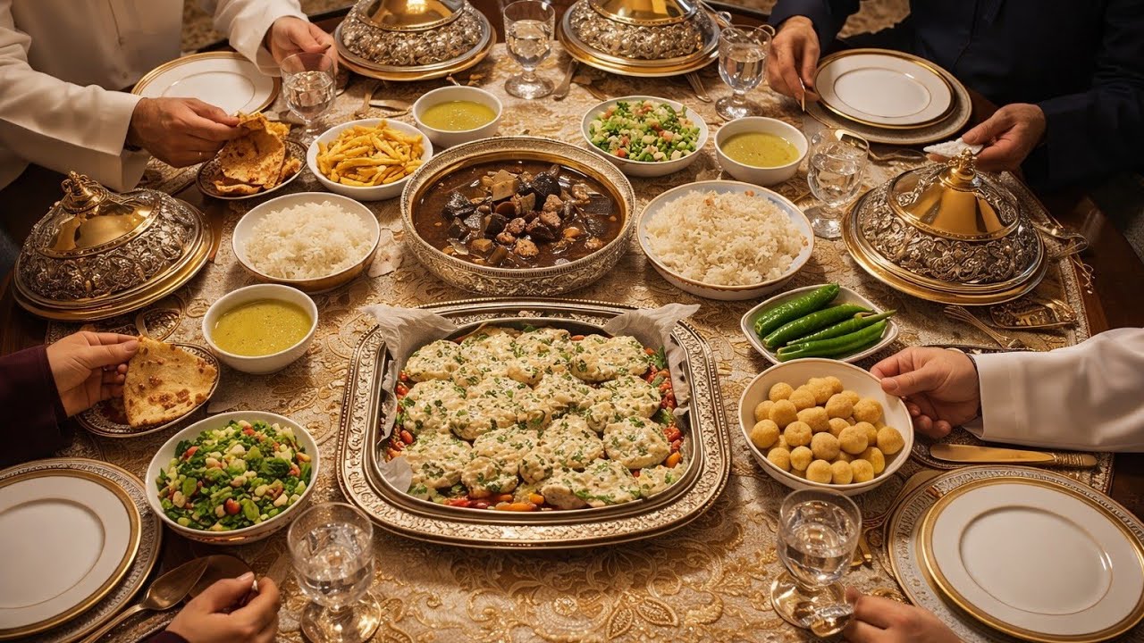سفرة اليوم ببيت حماتي مع العيلة وسلفتي ❤️