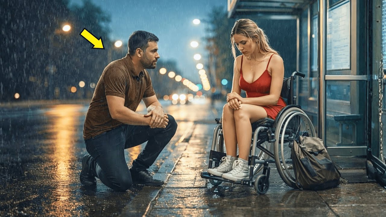 « Viens avec moi », dit un père célibataire à une fillette paralysée — ce qu’il fait choque tous...
