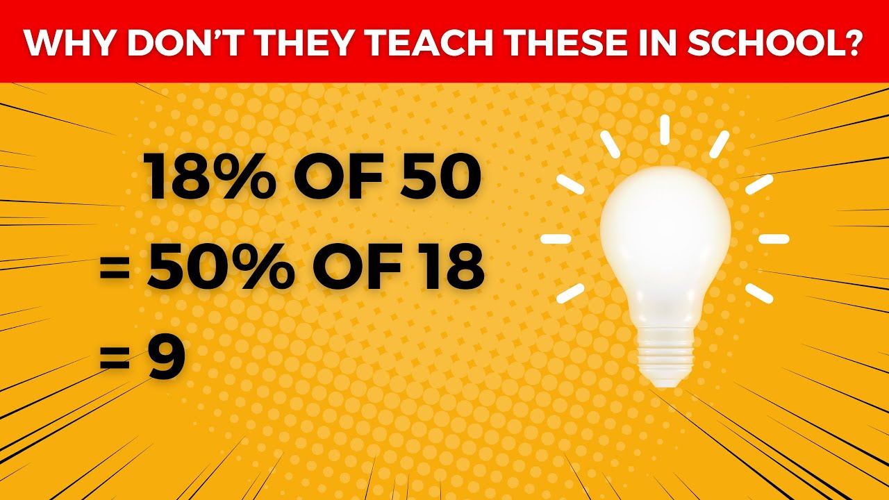 4 CRAZY Math Tricks Your Teacher Never Taught You