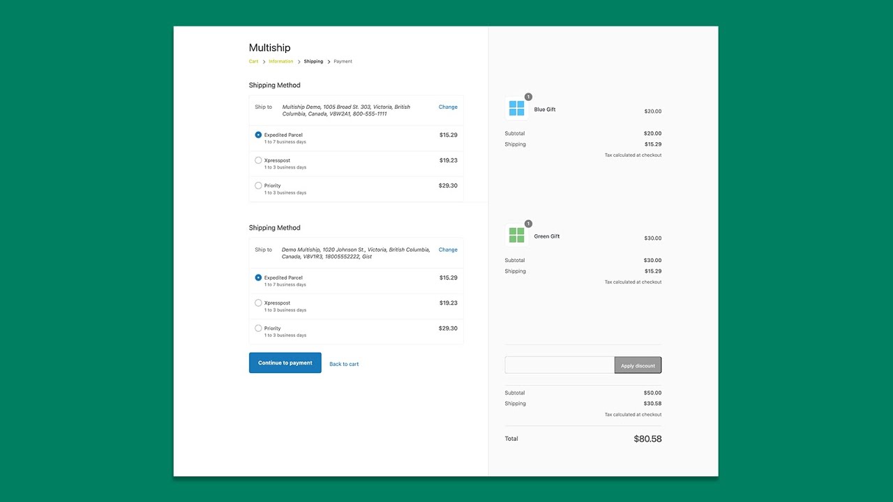 Multiship | Shopify App Setup and Configuration