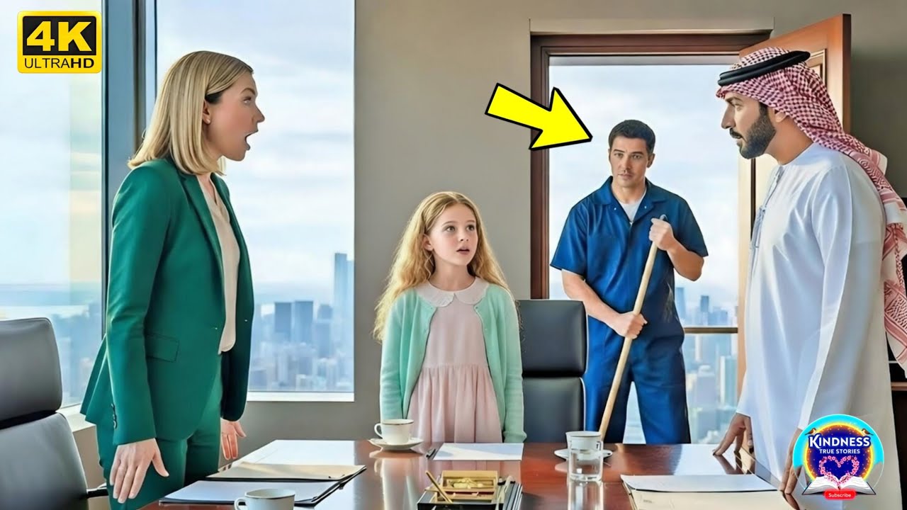 Arab Billionaire Storms Out of Meeting — Until Single Dad's Daughter Speaks Perfect Arabic .