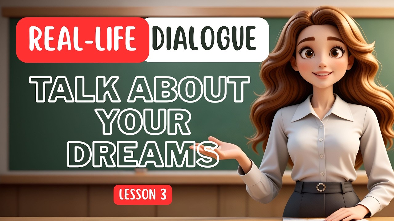 How to Talk About Your Dreams in English (Beginner Shadowing)
