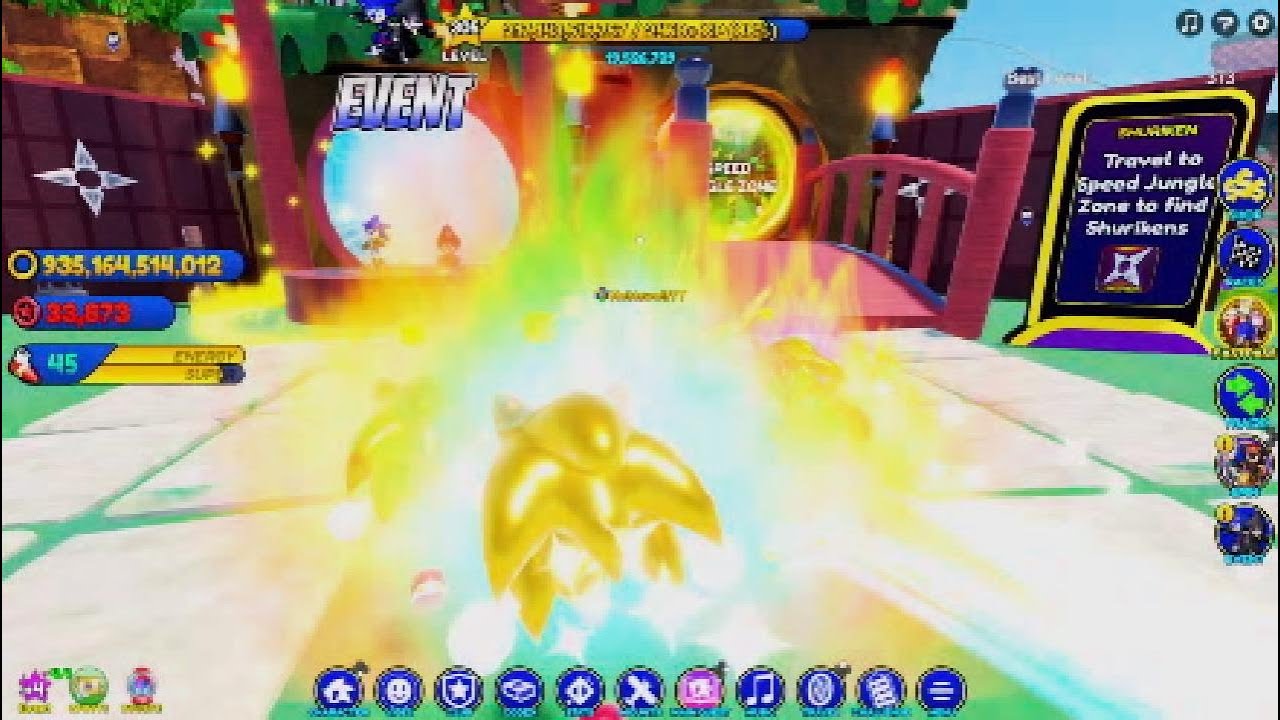 Sonic Speed simulator Ninja event returns