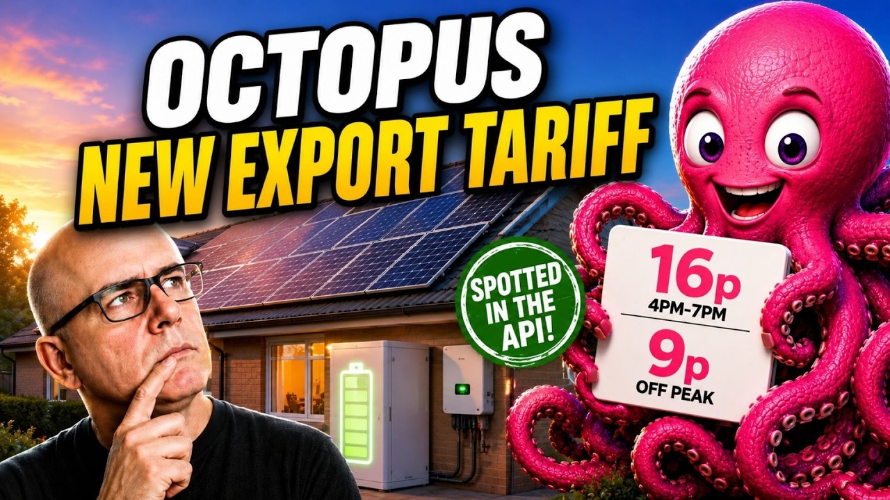 НОВЫЙ экспортный тариф от Octopus уже здесь! 16 пенсов/кВтч &mdash; был ли я прав?