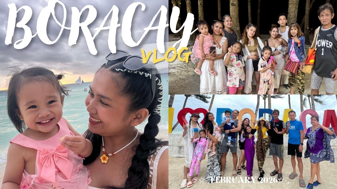 Family Trip to BORACAY | February 2026 | Papa & Mama's 1st airplane Ride