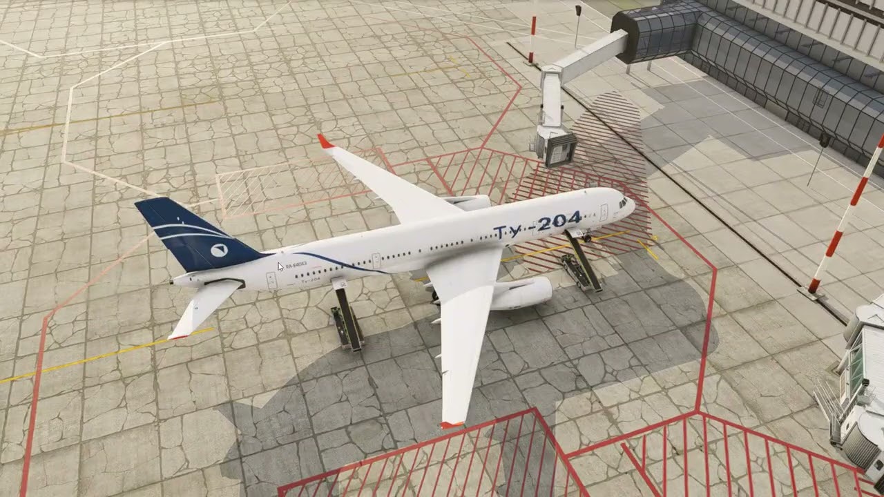 X Plane 12 TU 204 Перелёт из Новокузнецка в Казань