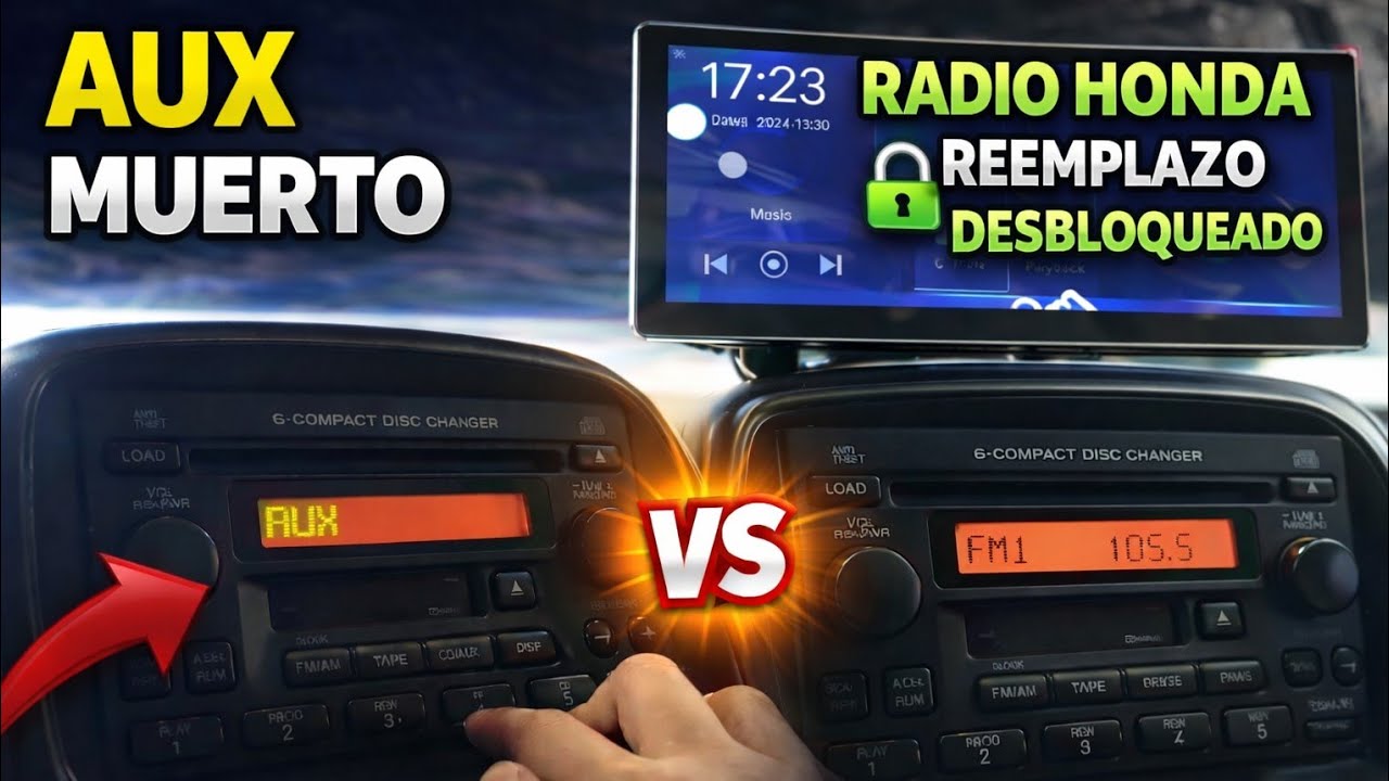 Cambio De Radio Honda 🚗| Desbloqueo + Car Play 💥🔥