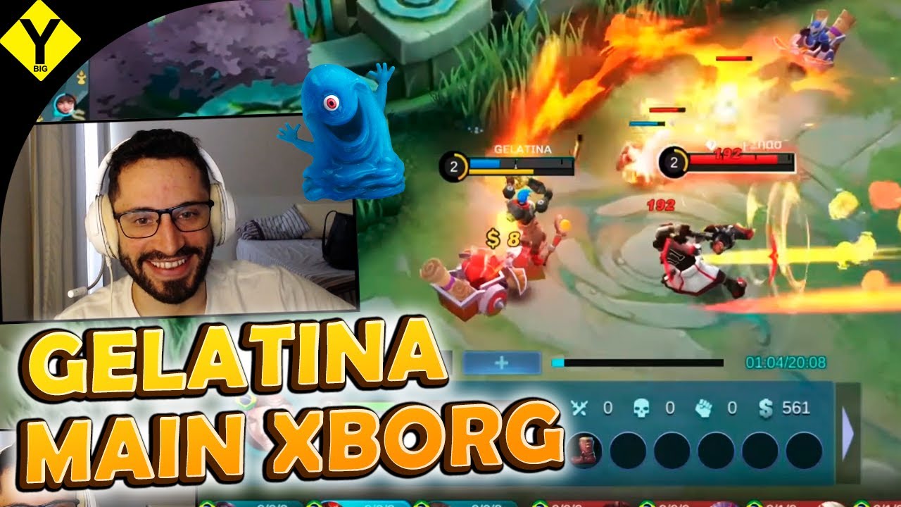 YBig REAGINDO AO Gelatina MAIN X BORG | Mobile Legends: Bang Bang