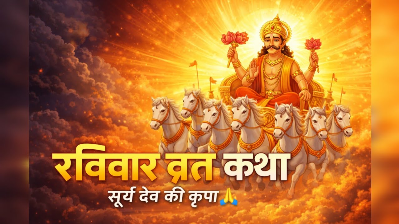 रविवार व्रत कथा | सूर्य देव की पूजा, व्रत विधि और फल | Surya Dev Katha Hindi
