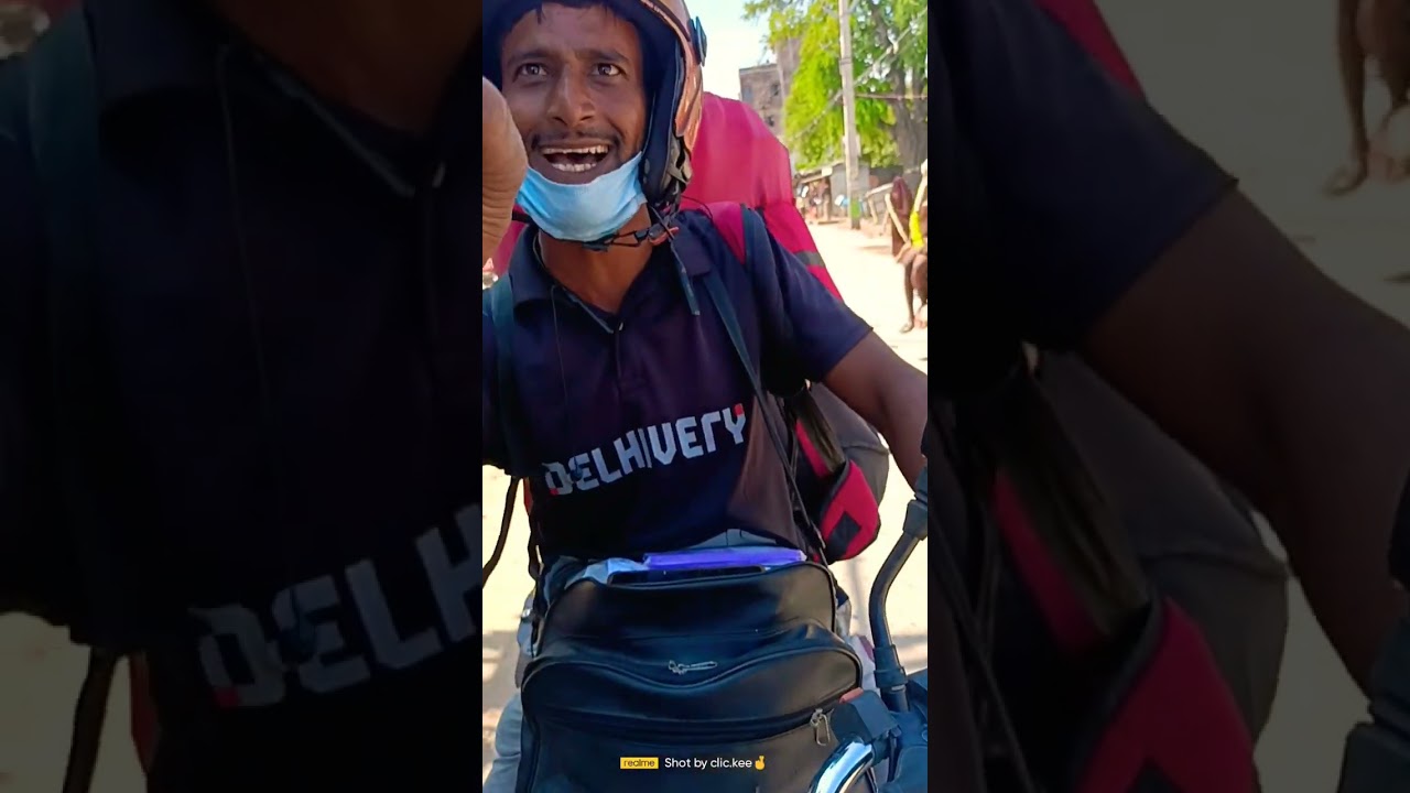 #delivery  unexpected behaviour of #delhivery #deliveryboy