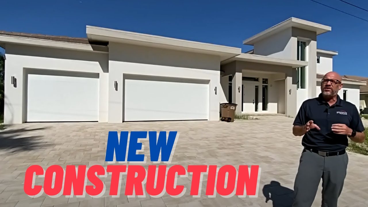 Two story waterfront new home construction build completed - FINAL WALKTHROUGH TOUR!
