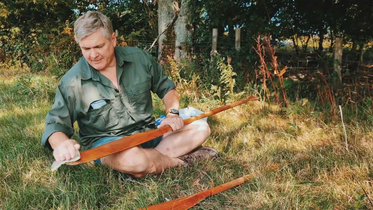 Ray Mears Oiling Canoe Paddles