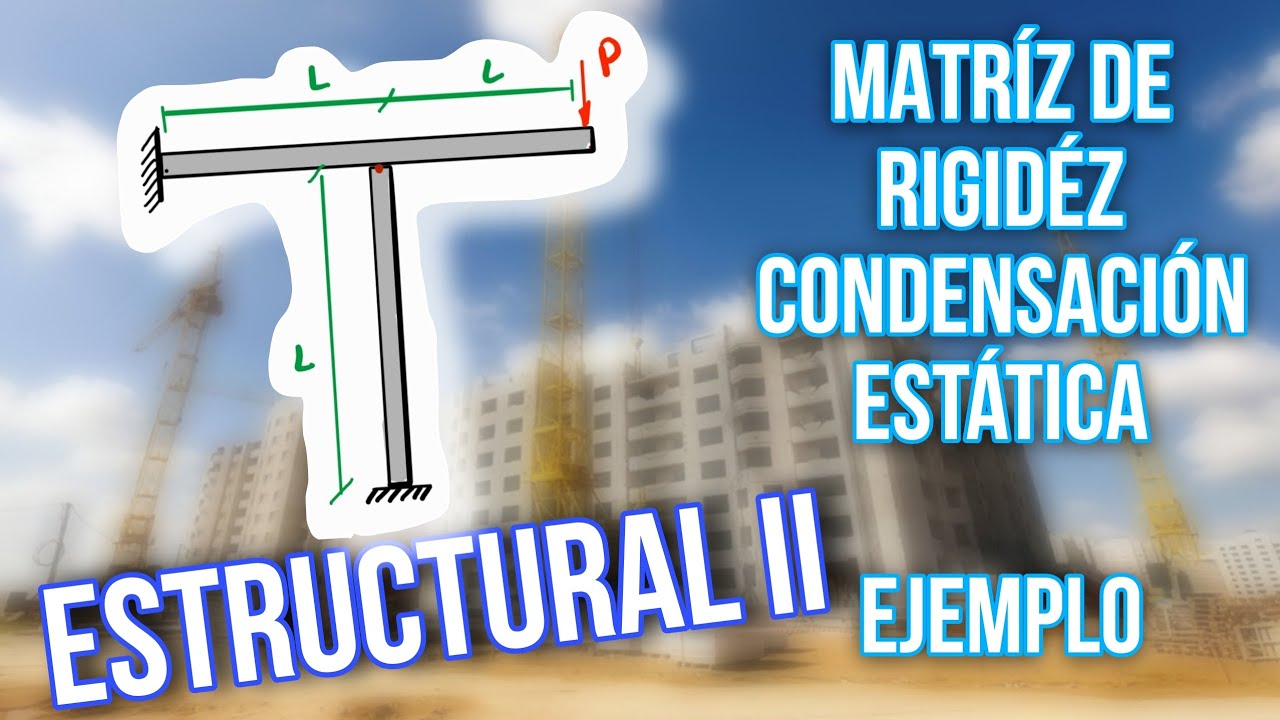 ANÁLISIS ESTRUCTURAL | MATRIZ DE RIGIDEZ | CONDENSACIÓN ESTÁTICA