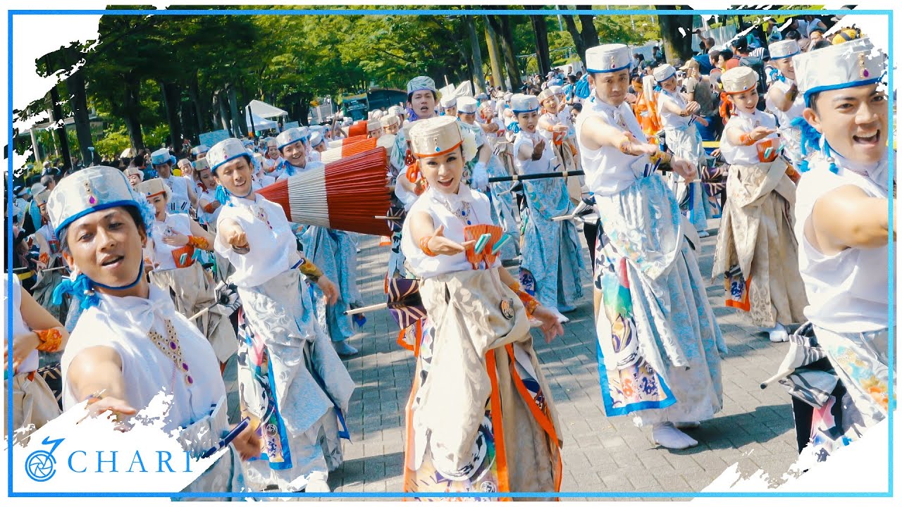 【4K】天空しなと屋 しん｜泪読（原宿表参道元氣祭スーパーよさこい2019 NHKストリート）【大賞】