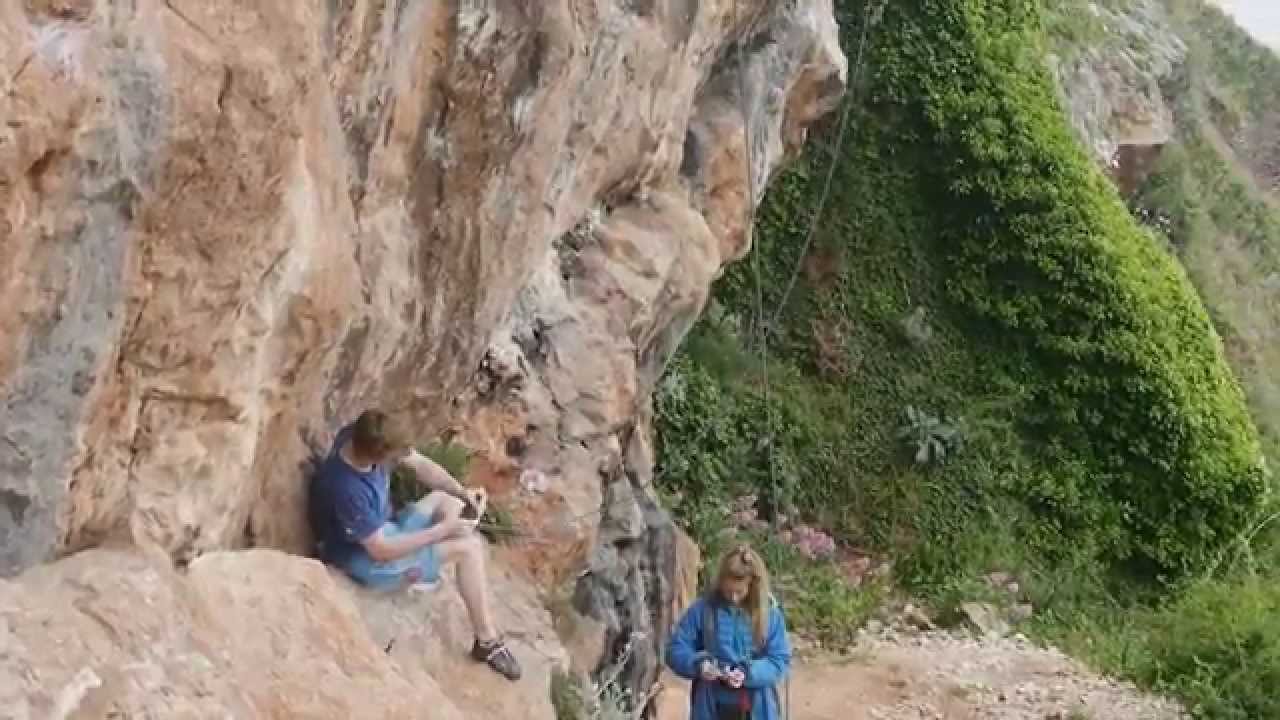 Climbing, Anstey's Cove, May 2014