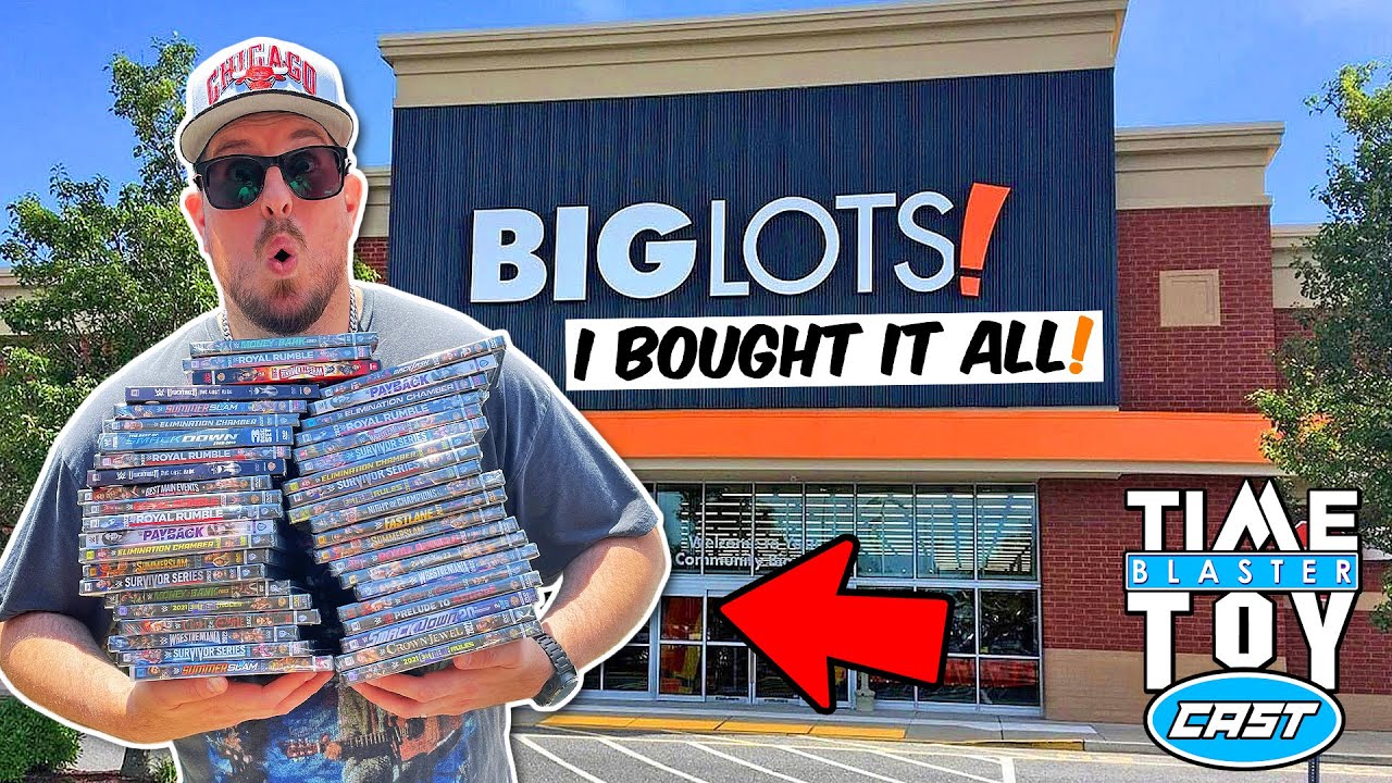 I Bought EVERY Single WWE Wrestling DVD At BIG LOTS!