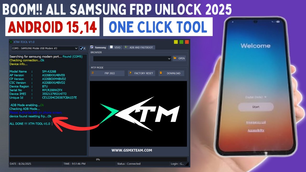 Samsung FRP Bypass 2025 Android 14/15 | Samsung FRP Unlock Tool 2025,Free FRP Tool | SB Mobile LAB📲