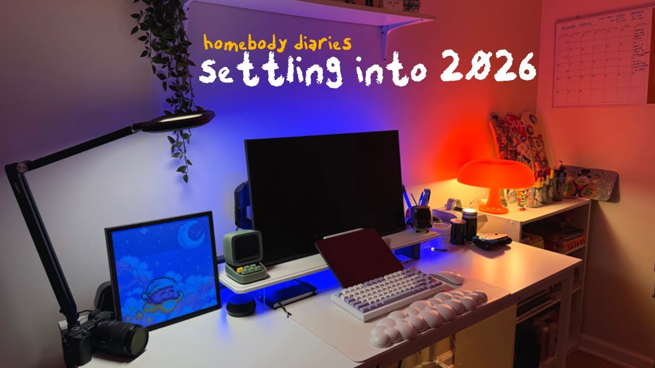 Settling into 2026 ❄️ | Learning Fine Line Tattoo, Cozy Gaming + Quiet Winter Days
