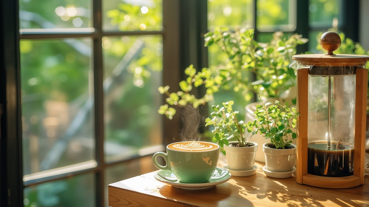 Morning Coffee Piano ☕ Relaxing Music for Positive Feelings & Energy