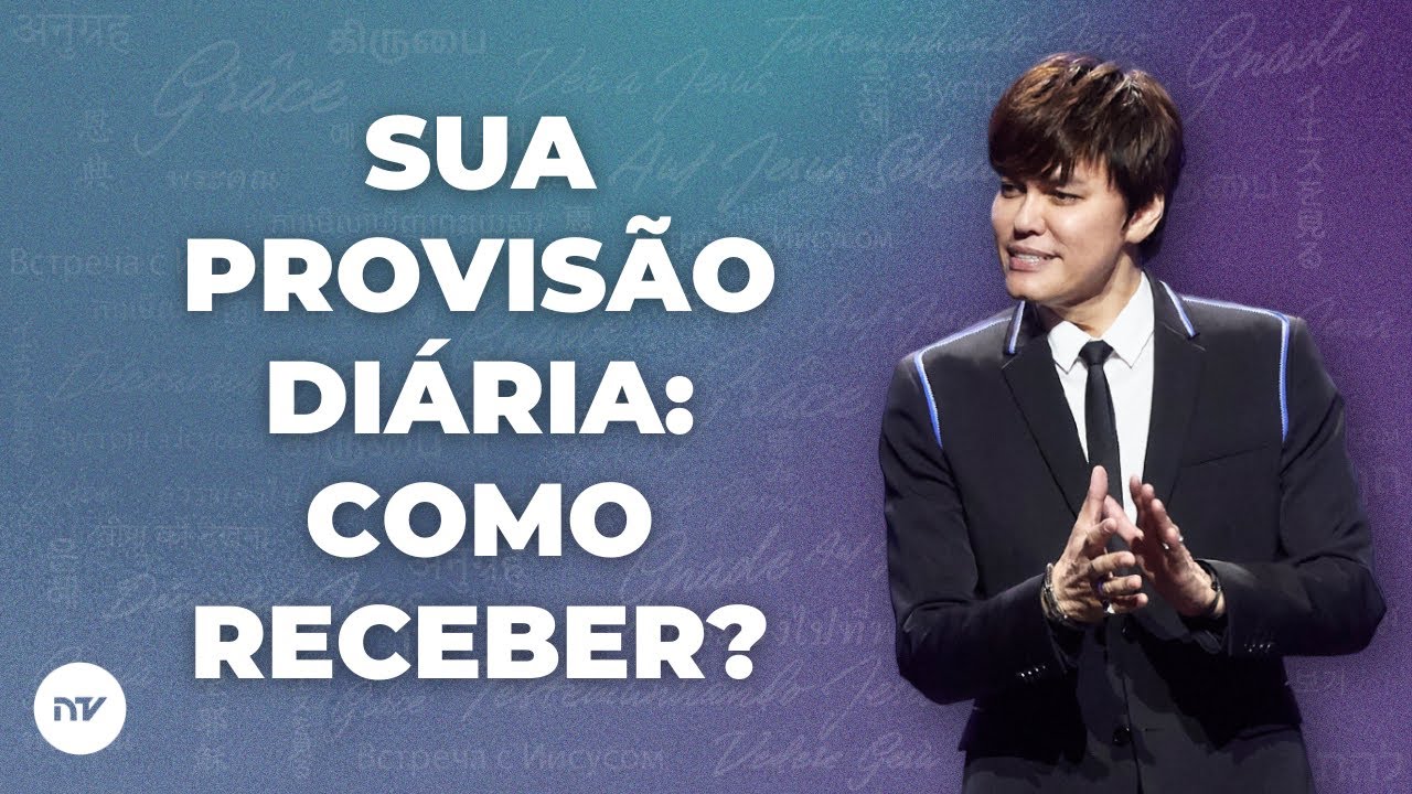 Provisão Diária de Deus: Descobrindo o Maná | Joseph Prince | New Creation TV Português