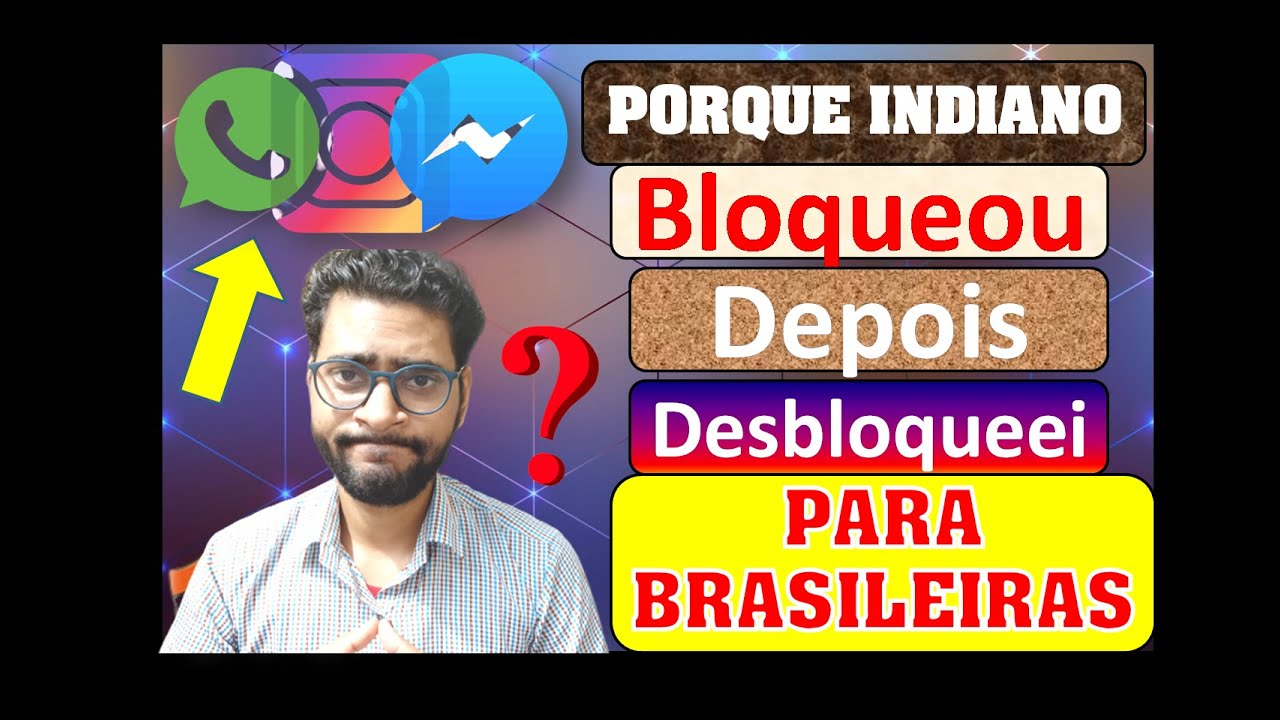 PORQUE INDIANO Bloqueou Depois Desbloqueei PARA BRASILEIRAS | JOHN INDINAO